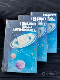 Libri Vintage I Segreti dell'astronomia 3 Volumi