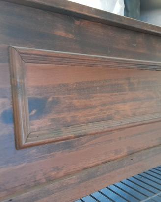 Cassapanca baule in legno