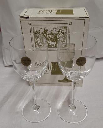 12 calici vino cristallo