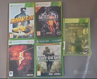 Lotto giochi Xbox 360