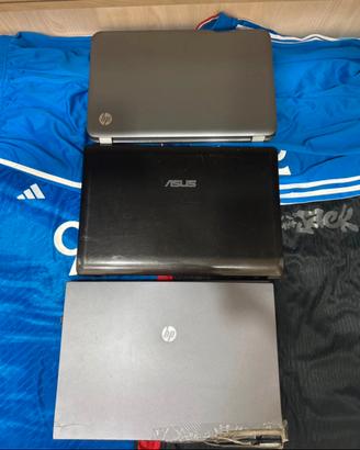 Tris PC rotti per pezzi di ricambio