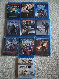 Lotto 10 bluray (12 dischi) Marvel, DC, Matrix (C)