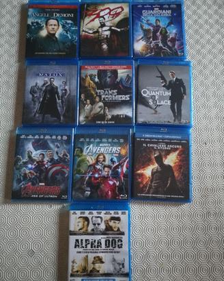 Lotto 10 bluray (12 dischi) Marvel, DC, Matrix (C)