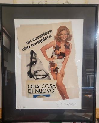 Filippo Panseca collage su carta.