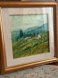 Quadro Olio su Tavola “Turano” di Terragin 1992