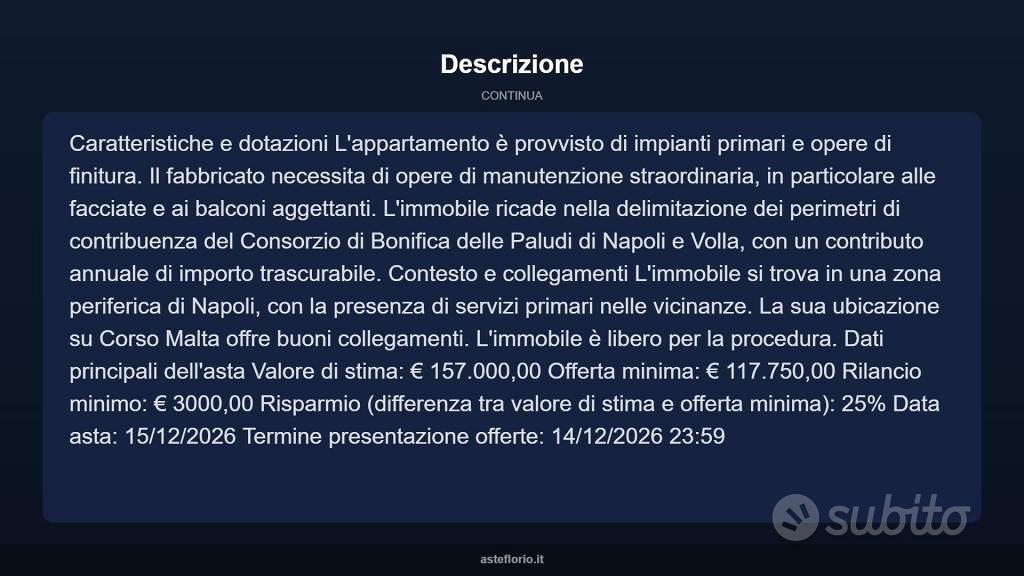 Appartamento – Napoli, Vicaria, Municipalità 4 - Vista 5