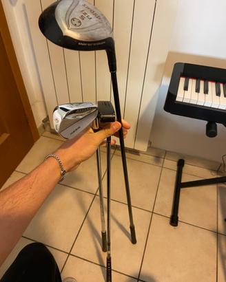 mazze da golf ferro 7 hybrid e putter