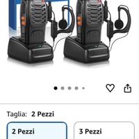 Ricetrasmittenti walkie talkie