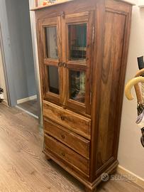 Mobile vetrinetta in legno