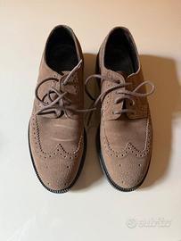 Ermenegildo Zegna - scarpa uomo Oxford in camoscio