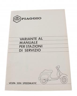 Variante manuale stazioni servizio Piaggio Vespa 5