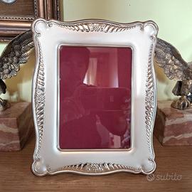 Cornice Portafoto Argento 925 anni 90 x foto 13x18