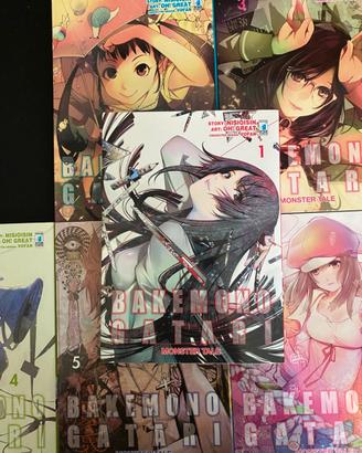 Bakemonogatari volumi 1-6