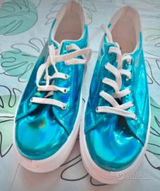 Scarpe metalizzate