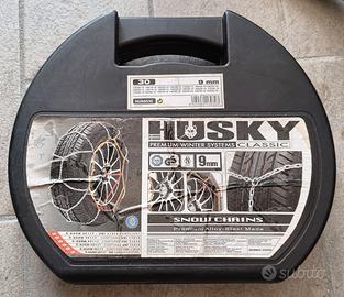 Catene da neve in acciaio 9mm per auto marca HUSKY