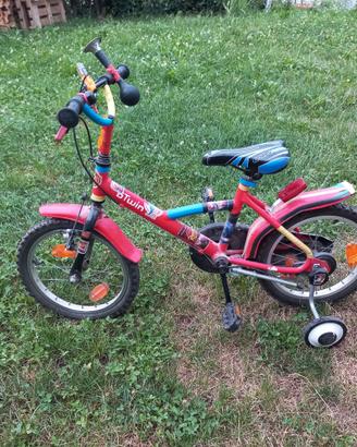 bici con ruote amovibili