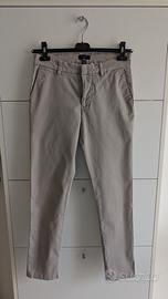 pantaloni chino new look grigi