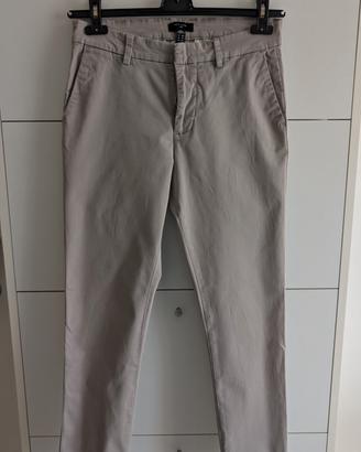 pantaloni chino new look grigi