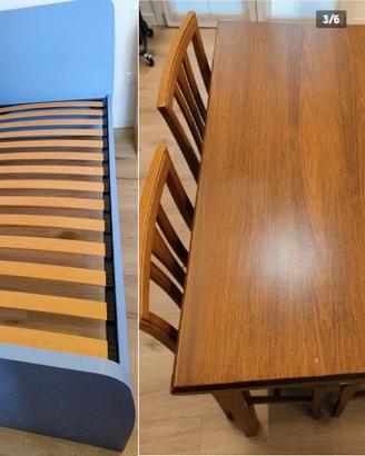 Mobili: Letto x Cameretta e Tavolo legno