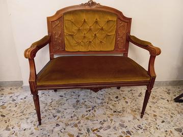 Panca divanetto in legno