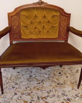 Panca divanetto in legno