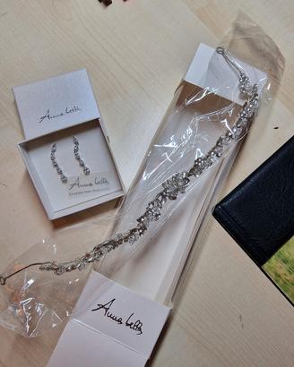 Orecchini e Accessorio capelli per sposa