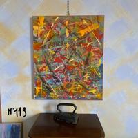 vibrante armonia” astrattismo, quadro dipinto