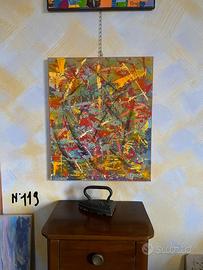 vibrante armonia” astrattismo, quadro dipinto