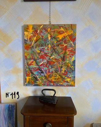 vibrante armonia” astrattismo, quadro dipinto