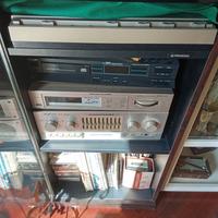 set marantz giradischi, amplificatore + casse