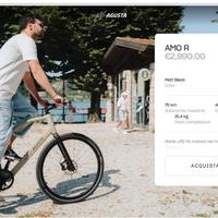 BICI ELETTRICA AMO R MV AUGUSTA  BLACK