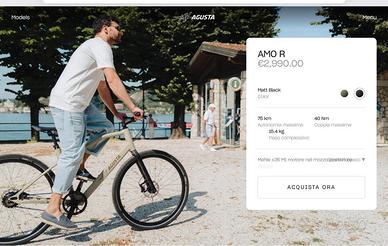 BICI ELETTRICA AMO R MV AUGUSTA  BLACK