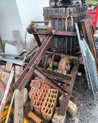 argano verricello idraulico 