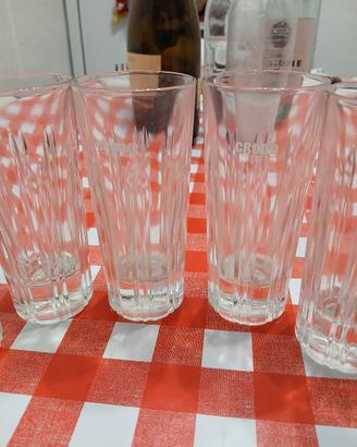 bicchieri vintage marca crodo 