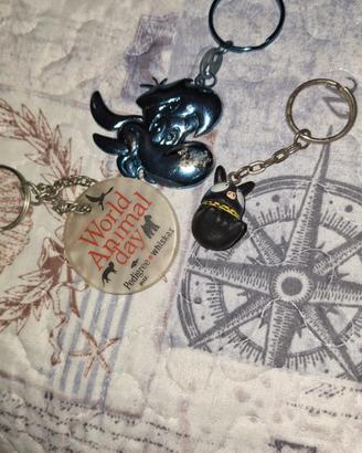 Set portachiavi: prezzemolo, pikachu, world animal