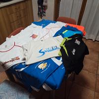 Set 10 maglie running con sponsorizzazioni