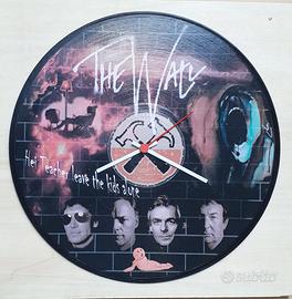 Vinile 33 giri a orologio omaggio ai Pink Floyd 