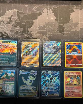 Lotto carte pokemon rare