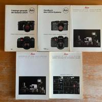Lotto cataloghi Leica