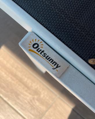 Lettino da esterno outsunny