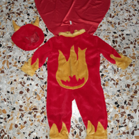 Costume di carnevale da Diavoletto peluche