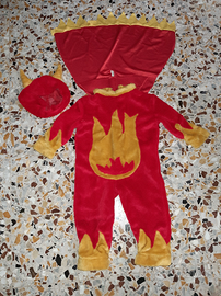 Costume di carnevale da Diavoletto peluche
