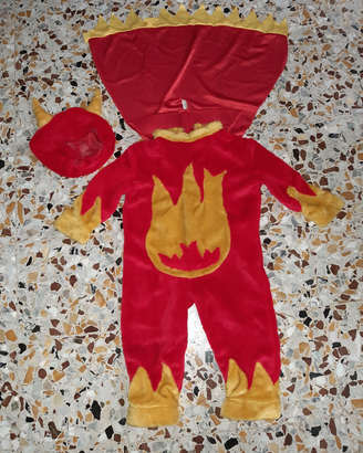 Costume di carnevale da Diavoletto peluche
