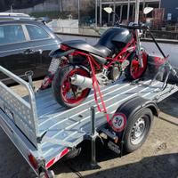 Carrello  per trasporto moto scooter