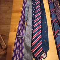 55 Cravatte da Meta' anni 50 a meta' 80 Firmate