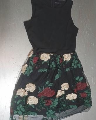 Abito Mini Nuna Lie – corpino nero, gonna in tulle