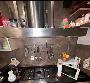 Cappa aspirante per cucina inox