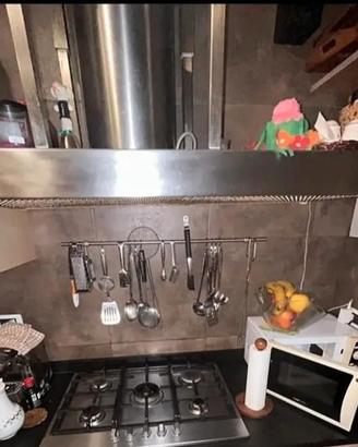 Cappa aspirante per cucina inox
