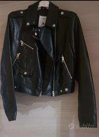 Giacca in ecopelle nera Terranova taglia S