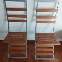 Sedie pieghevoli moderne da arredo in legno